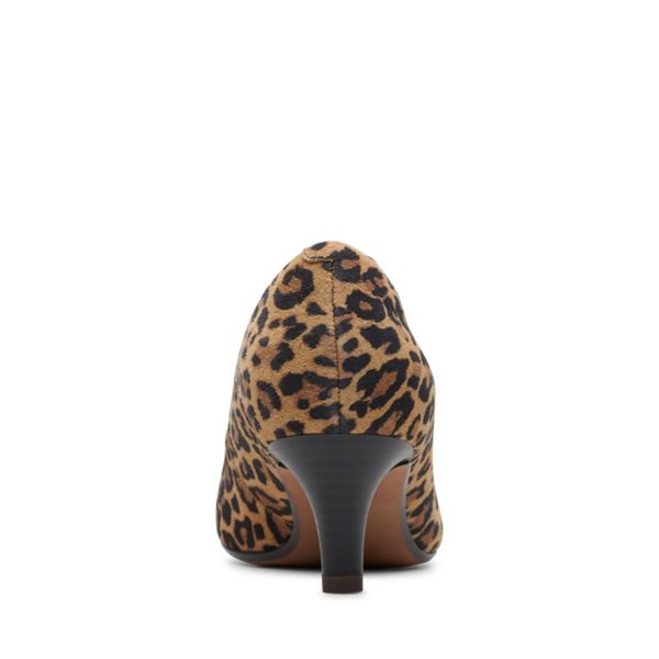 Clarks Womens Linvale Jerica Heels Leopard | CA-3925408